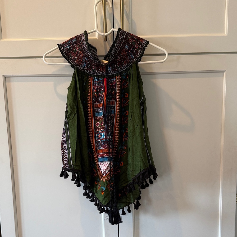 Midnight Sky Multicolor Women’s Blouse off the shoulder